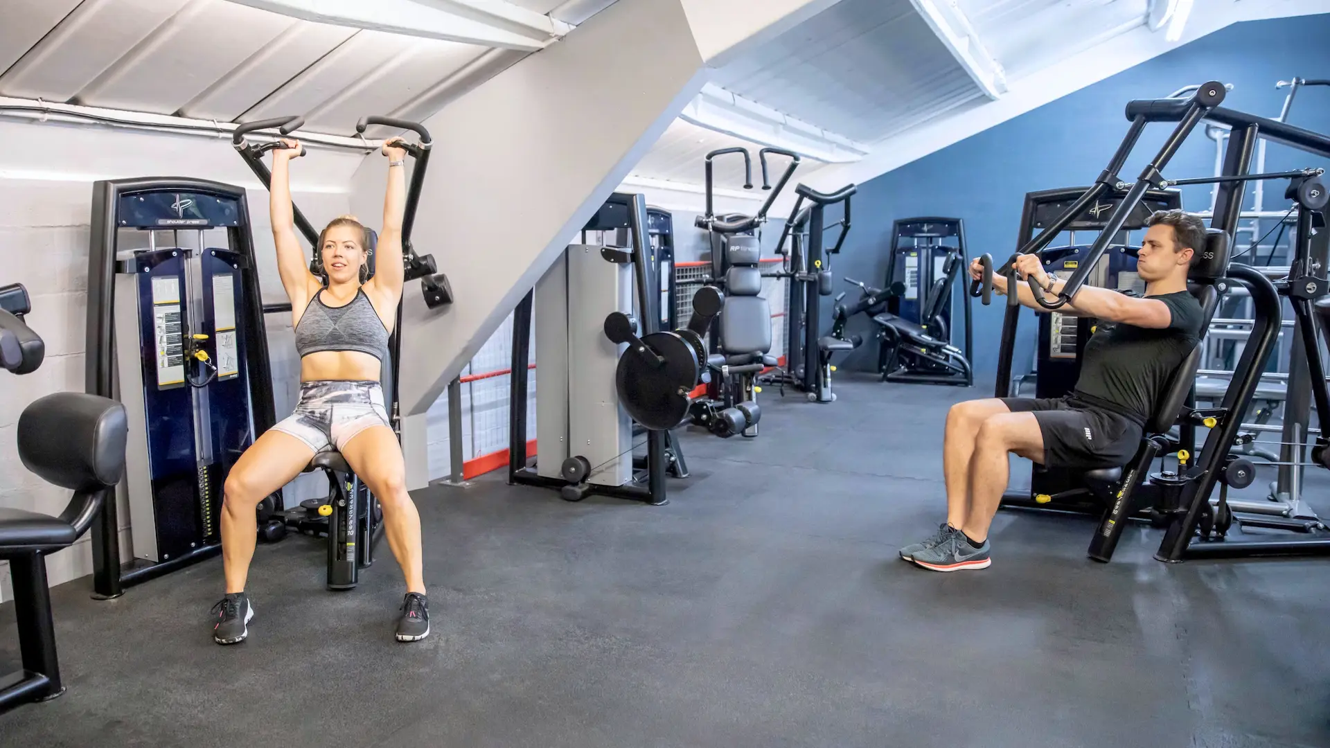 Resistance machines at RP Fitness Cambridge