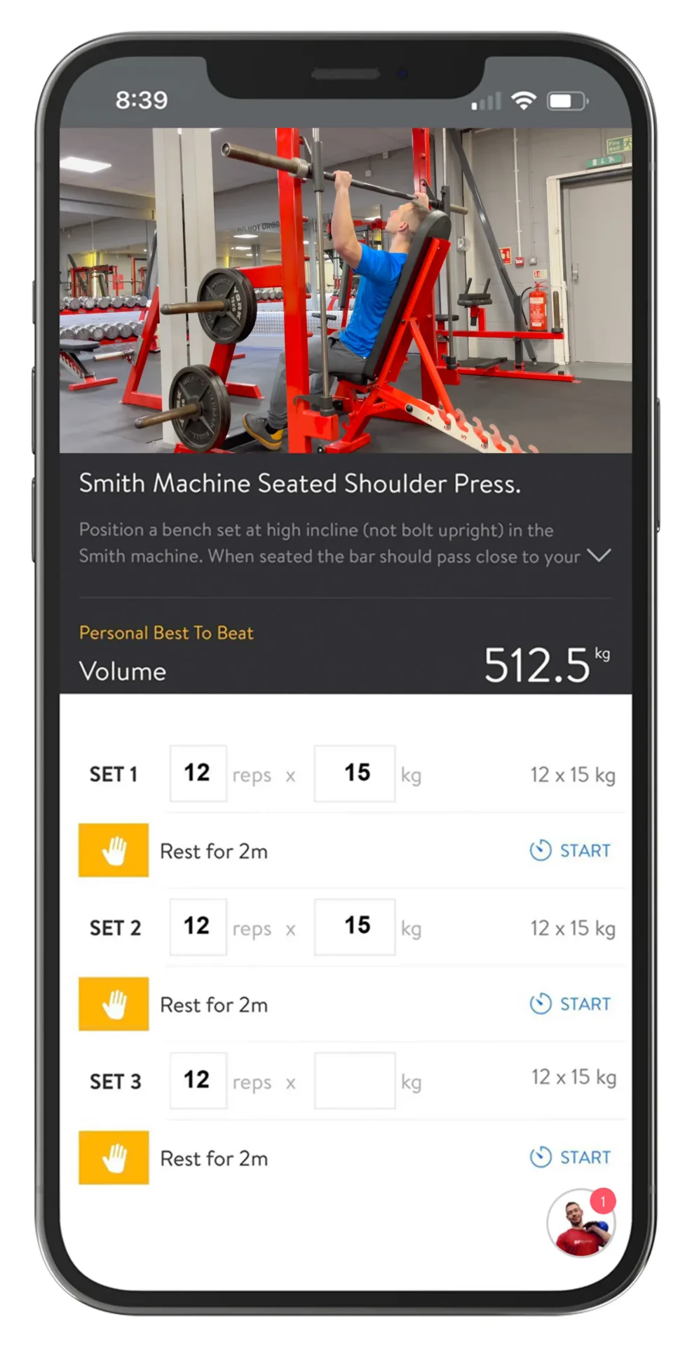 RP Fitness Online App - Track Progress