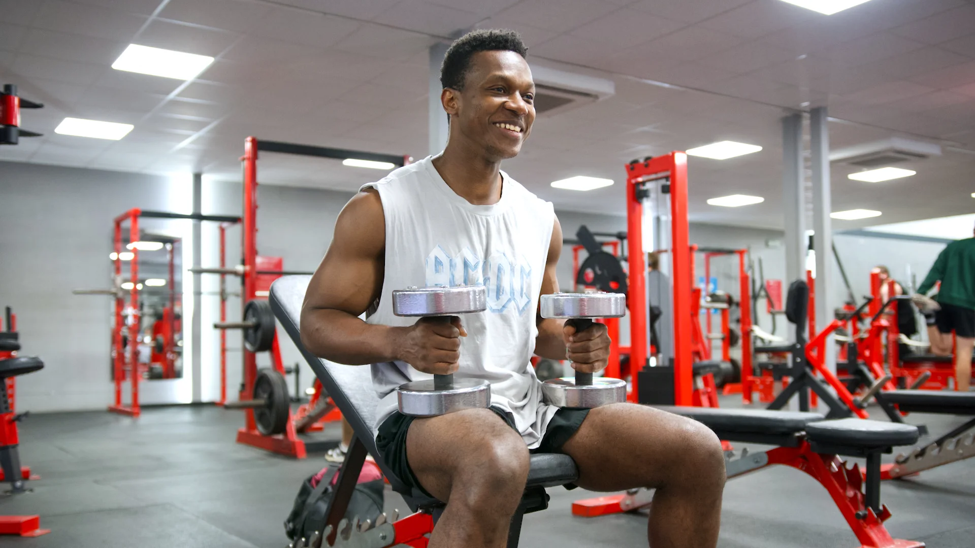 RP Fitness free weights area